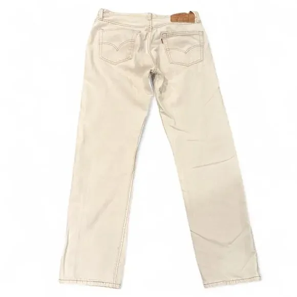 Vintage Levi's 501 Button Fly Jeans Size 33x32 - Picture 2 of 6